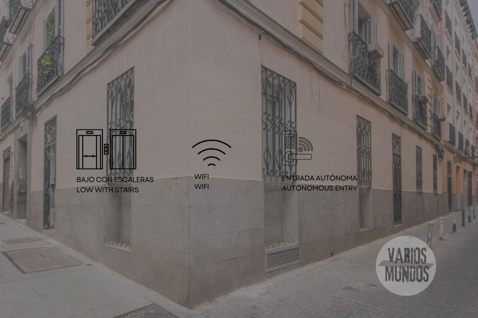 Bajo Duplex 7Pax A 5 Min De Gran Via-Malasana Мадрид Екстер'єр фото